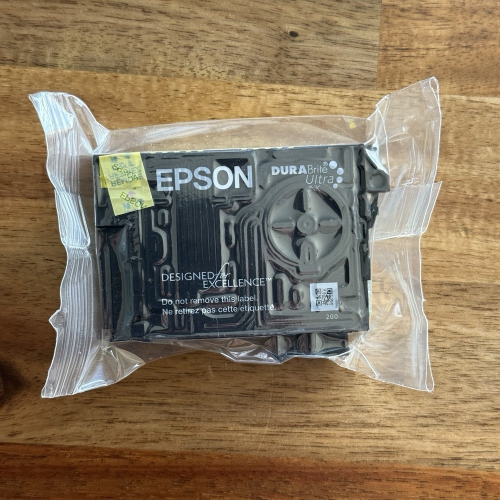 Genuine Epson 252 Yellow Ink Cart DURA Brite Ultra Ink SEALED USA MADE NEW